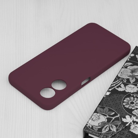 Husa pentru Oppo A17 - Techsuit Soft Edge Silicone - Plum Violet