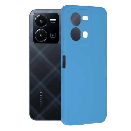 Husa pentru Vivo Y35 - Techsuit Soft Edge Silicone - Denim Blue