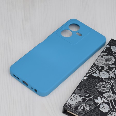 Husa pentru Vivo Y22s - Techsuit Soft Edge Silicone - Denim Blue