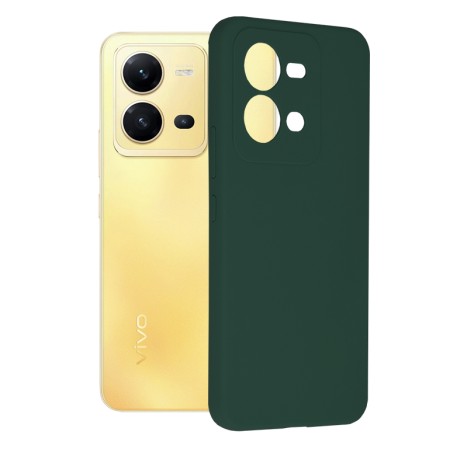 Husa pentru Vivo X80 Lite - Techsuit Soft Edge Silicone - Dark Green