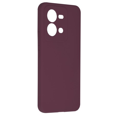 Husa pentru Vivo X80 Lite - Techsuit Soft Edge Silicone - Plum Violet