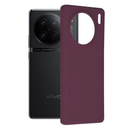 Husa pentru Vivo X90 Pro - Techsuit Soft Edge Silicone - Plum Violet