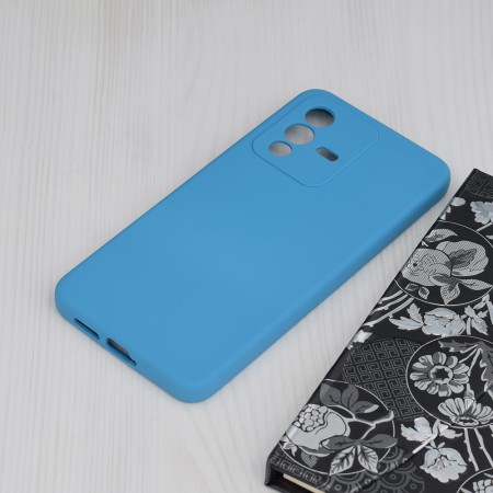 Husa pentru Vivo V23 5G - Techsuit Soft Edge Silicone - Denim Blue