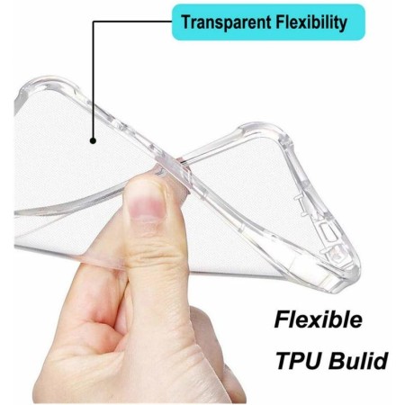 Husa Silicon compatibila Motorola Moto E13 Pastreaza Originalitatea, Transparent 