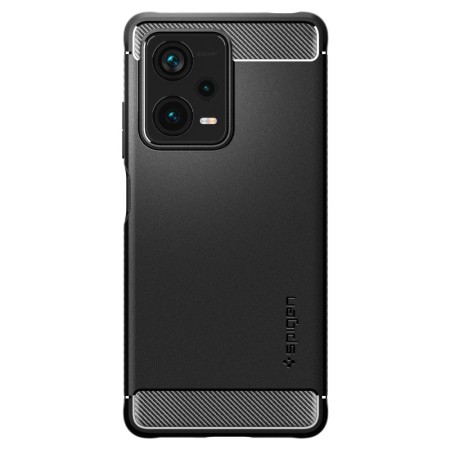 Husa pentru Xiaomi Redmi Note 12 Pro+ - Spigen Rugged Armor - Black