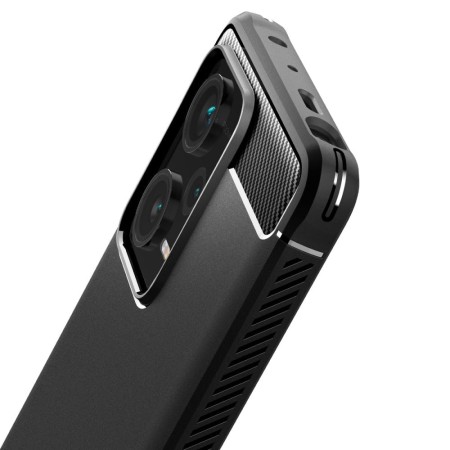 Husa pentru Xiaomi Redmi Note 12 Pro+ - Spigen Rugged Armor - Black