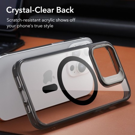 Husa pentru iPhone 14 Pro Max - ESR Classic Kickstand HaloLock - Clear Black