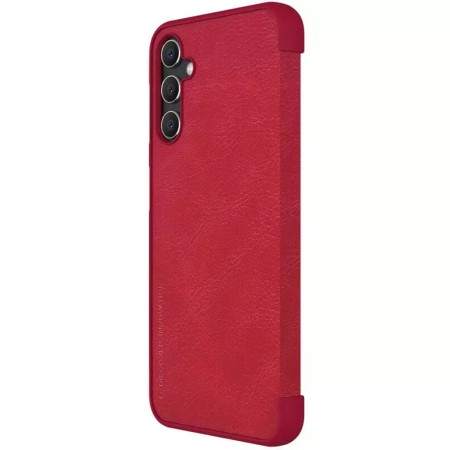 Husa pentru Samsung Galaxy A14 4G / 5G - Nillkin QIN Leather PRO Case - Red