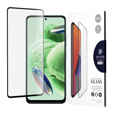 Folie pentru Xiaomi Redmi Note 12 5G / Note 12 4G / Poco X5 - Dux Ducis Tempered Glass - Black