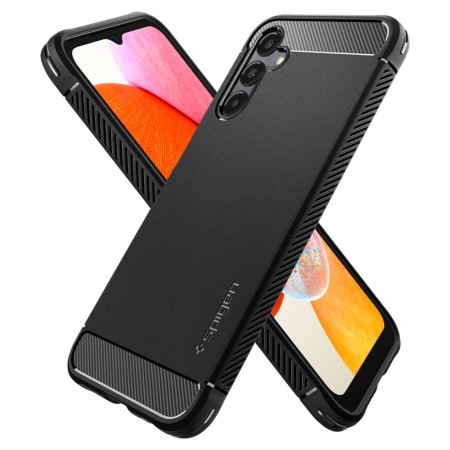 Husa pentru Samsung Galaxy A14 4G - Spigen Rugged Armor - Black