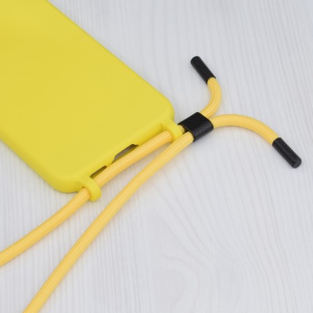 Husa pentru iPhone 14 - Techsuit Crossbody Lanyard - Yellow