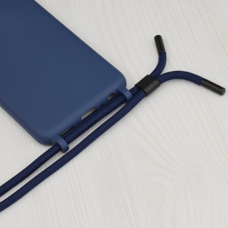 Husa pentru Samsung Galaxy A51 4G - Techsuit Crossbody Lanyard - Blue