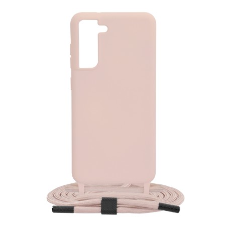 Husa pentru Samsung Galaxy S21 FE 5G - Techsuit Crossbody Lanyard - Pink