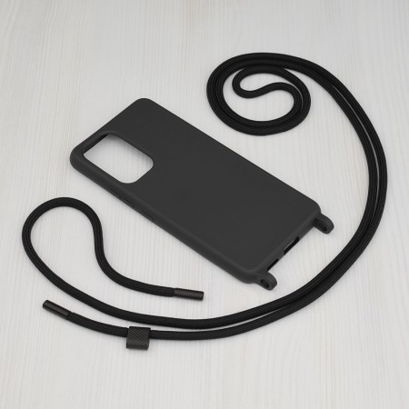 Husa pentru Samsung Galaxy A53 5G - Techsuit Crossbody Lanyard - Black