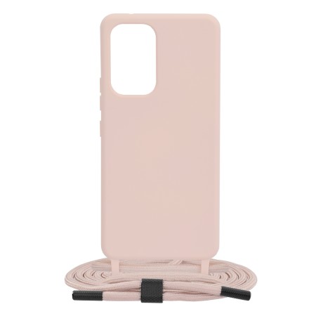 Husa pentru Samsung Galaxy A53 5G - Techsuit Crossbody Lanyard - Pink