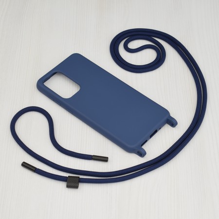 Husa pentru Samsung Galaxy A33 5G - Techsuit Crossbody Lanyard - Blue