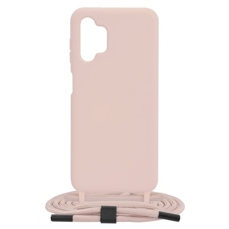 Husa pentru Samsung Galaxy A13 4G - Techsuit Crossbody Lanyard - Pink