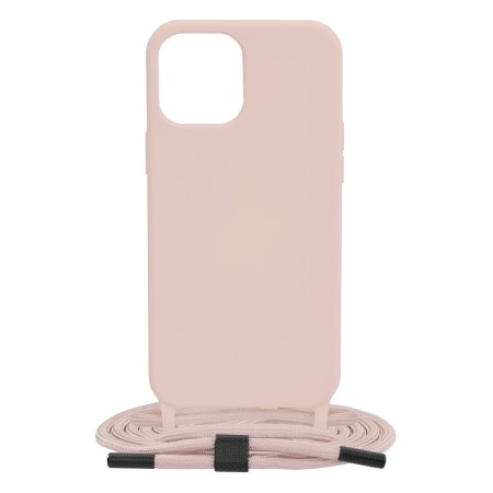 Husa pentru iPhone 12 Pro Max - Techsuit Crossbody Lanyard - Pink