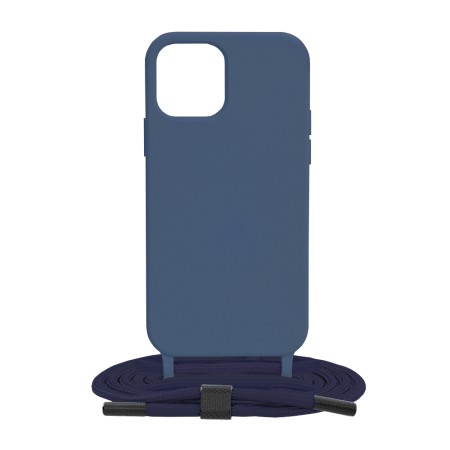 Husa pentru iPhone 12 Pro - Techsuit Crossbody Lanyard - Blue