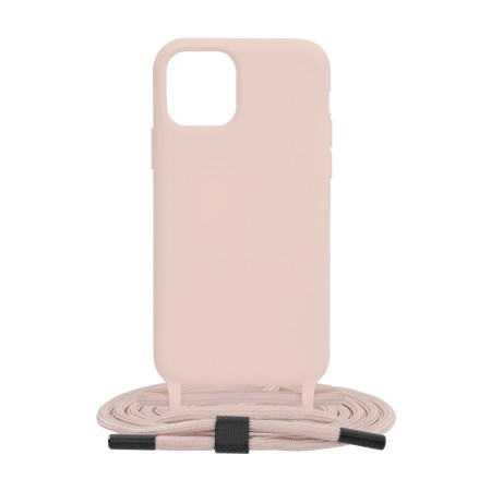 Husa pentru iPhone 11 Pro - Techsuit Crossbody Lanyard - Pink