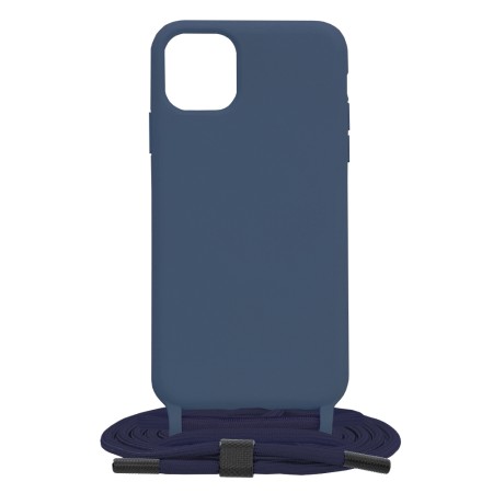 Husa pentru iPhone 11 Pro Max - Techsuit Crossbody Lanyard - Blue