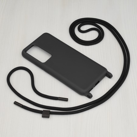 Husa pentru Xiaomi 12T / 12T Pro - Techsuit Crossbody Lanyard - Black