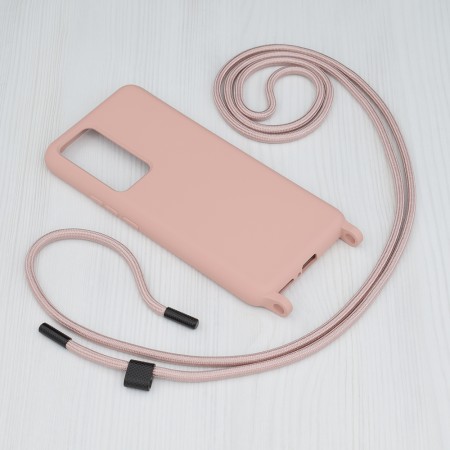 Husa pentru Xiaomi 12T / 12T Pro - Techsuit Crossbody Lanyard - Pink