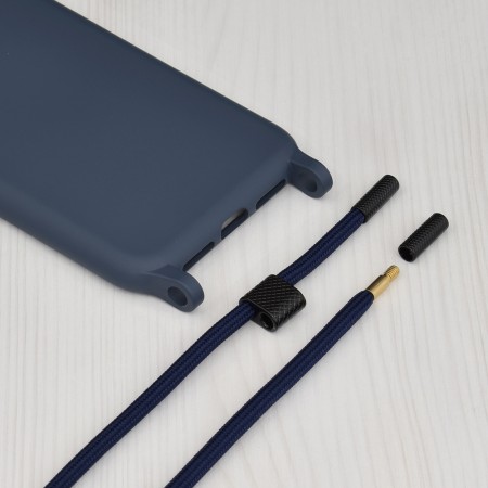 Husa pentru Xiaomi 12T / 12T Pro - Techsuit Crossbody Lanyard - Blue