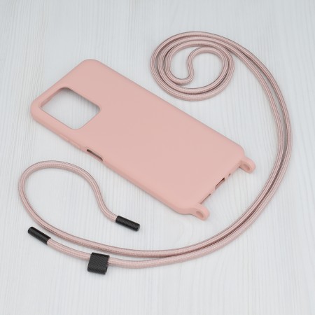 Husa pentru Xiaomi Redmi Note 12 5G / Poco X5 - Techsuit Crossbody Lanyard - Pink