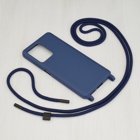 Husa pentru Xiaomi Redmi Note 12 Pro+ - Techsuit Crossbody Lanyard - Blue