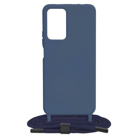 Husa pentru Xiaomi Redmi Note 11 Pro+ 5G - Techsuit Crossbody Lanyard - Blue