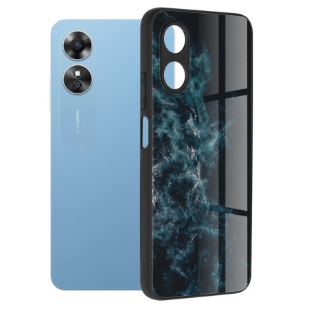 Husa pentru Oppo A17 - Techsuit Glaze Series - Blue Nebula