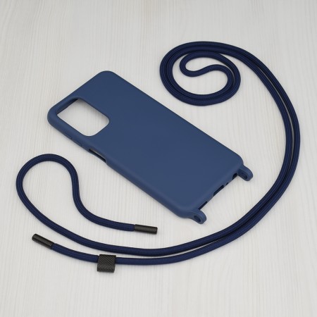 Husa pentru Samsung Galaxy A23 4G / A23 5G - Techsuit Crossbody Lanyard - Blue