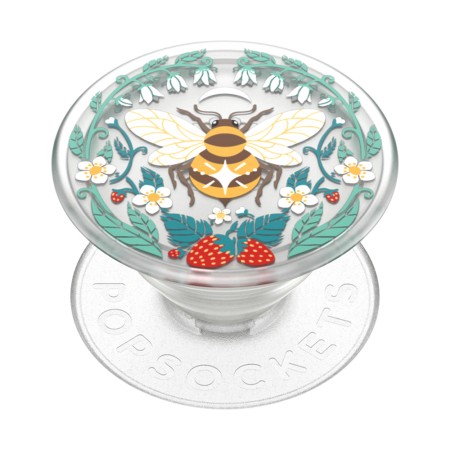 Suport pentru Telefon - Popsockets PopGrip - PlantCore Translucent Bee Boho