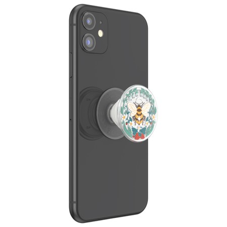 Suport pentru Telefon - Popsockets PopGrip - PlantCore Translucent Bee Boho