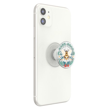 Suport pentru Telefon - Popsockets PopGrip - PlantCore Translucent Bee Boho