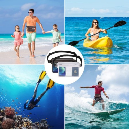 Geanta Waterproof pentru Accesorii - Techsuit - Blue