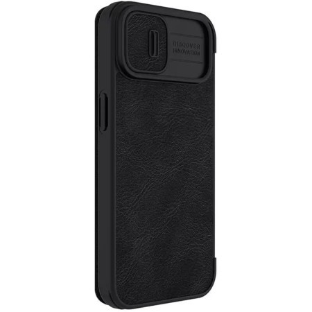 Husa pentru iPhone 13 / 14 - Nillkin QIN Leather PRO Case - Black