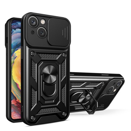 Husa pentru iPhone 14 - Techsuit CamShield Series - Black