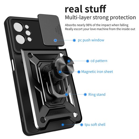 Husa pentru Realme C31 - Techsuit CamShield Series - Black