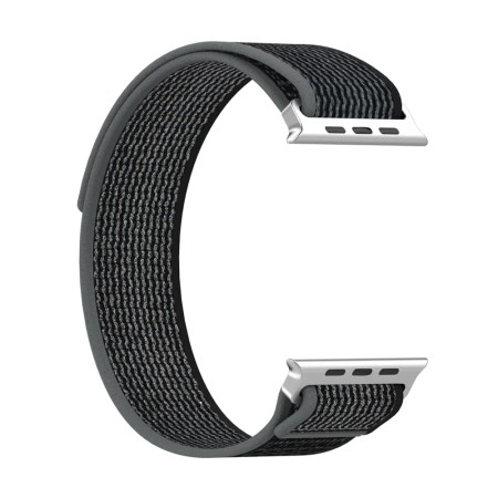 Curea pentru Apple Watch 1/2/3/4/5/6/7/8/9/SE/SE 2 (38/40/41mm) - Techsuit Watchband (W039) - Black / Gray