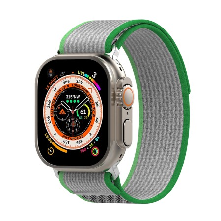 Curea pentru Apple Watch 1/2/3/4/5/6/7/8/9/SE/SE 2 (38/40/41mm) - Techsuit Watchband (W039) - Green / Green