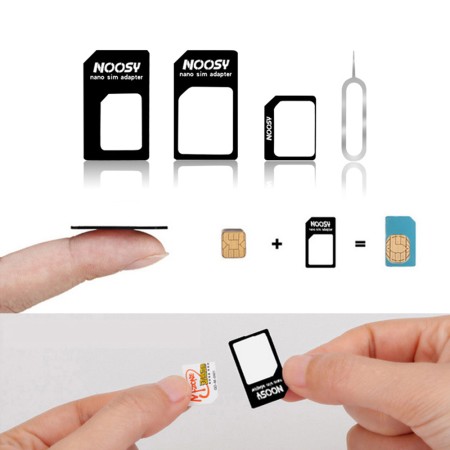 Adaptor pentru SIM, Nano, Micro - Techsuit Unlimited Innovation - White