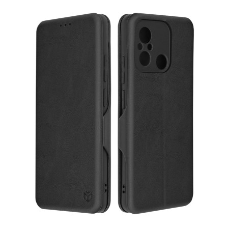 Husa pentru Xiaomi Redmi 12C Techsuit Safe Wallet Plus, Black