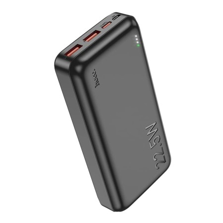 Baterie Externa 22.5W, 20000mAh, 2 x USB, Type-C - Hoco Astute (J101A) - Black