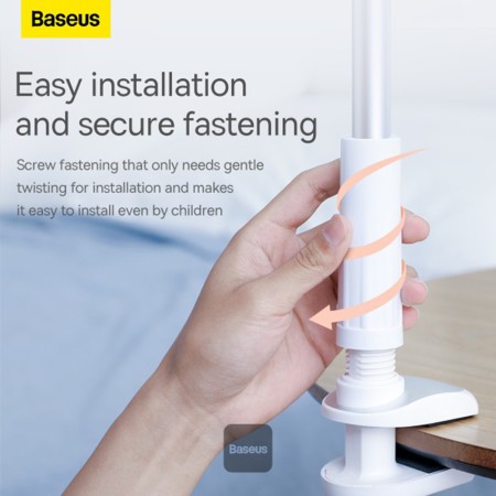 Suport Birou pentru Telefon - Baseus Unlimited Adjustment Lazy (SULR-0S) - Silver