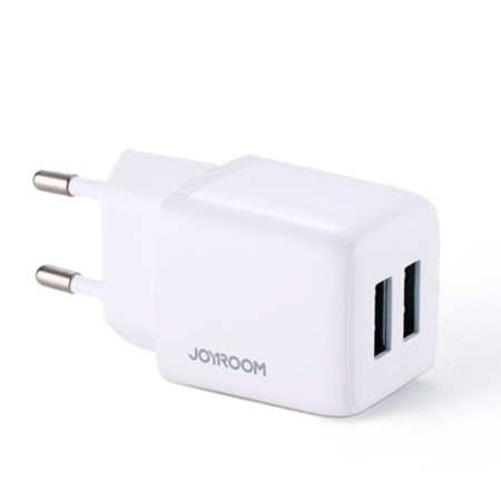 Incarcator Priza 2 x USB, 12W, 2.4A - JoyRoom (L-2A121) - White