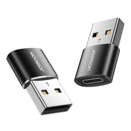 Adatptor Type-C la USB, cu Functia OTG (set 2) - JoyRoom (S-H152) - Black