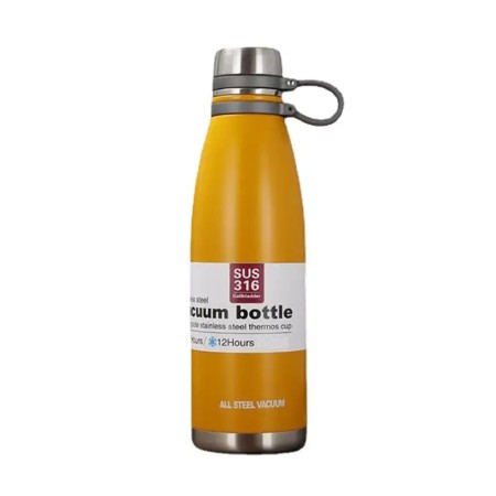 Termos pentru Ceai cu Infuzor din Otel Inoxidabil, 650ml - Techsuit (THM3) - Yellow