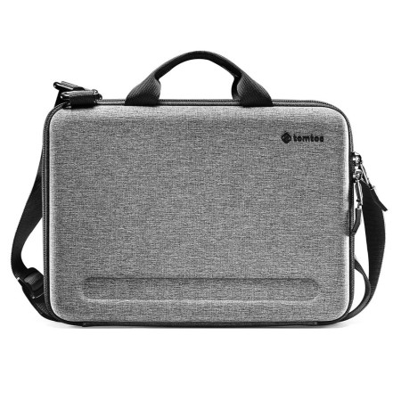 Geanta pentru Macbook Pro 16 si iPad Pro 12.9 - Tomtoc FancyCase Laptop Shoulder Bag (A25F2G2) - Gray